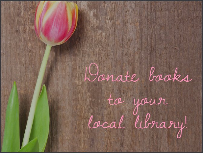 Give the #gift of #literacy when you #Donate your used books to #charity.  #GoodDeeds,#Wecare,#Book