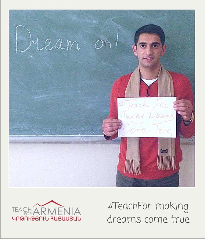 TeachForArmenia's tweet photo. Manuk Khachatryan
Getashen secondary school
Getashen, Armavir region
#TeachFor making dreams come true 
#TeachForAll https://t.co/y5PdkyS5u6