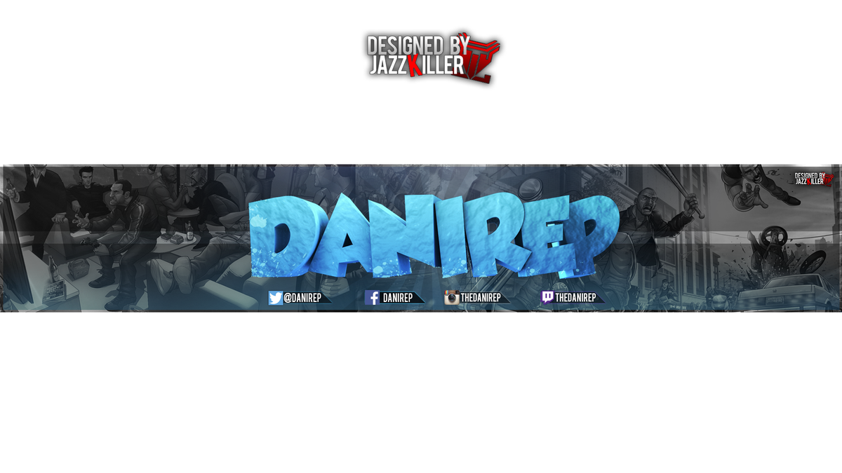 JAZZKILL3RYT's tweet photo. Nuevo Banner para @DaniRep !

MG &amp; RT SE AGRADECE! 

PD: SI LO VE DANI Y DA RT LE HAGO UN BANNER A 50 PERSONAS XD https://t.co/kaPXD4sUfG