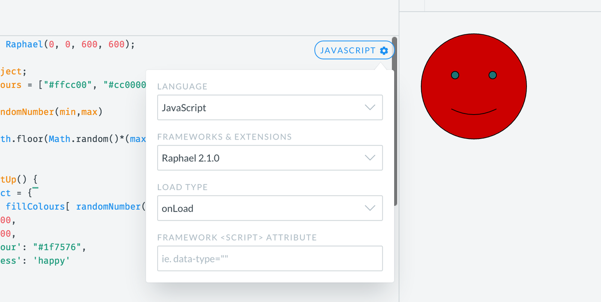 programming_uk's tweet image. Fixed: #RaphaelJS works in #JSFiddle - we can do the #AI #emoji worksheets again in school 🐯😃