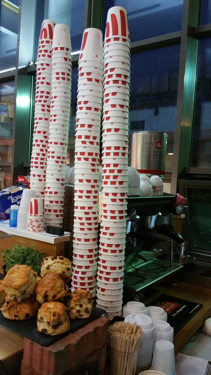 hcentralcafe's tweet photo. We call them the Illy Towers and we fill them with lots of lovely coffee all day long! https://t.co/A0UXdluwTp