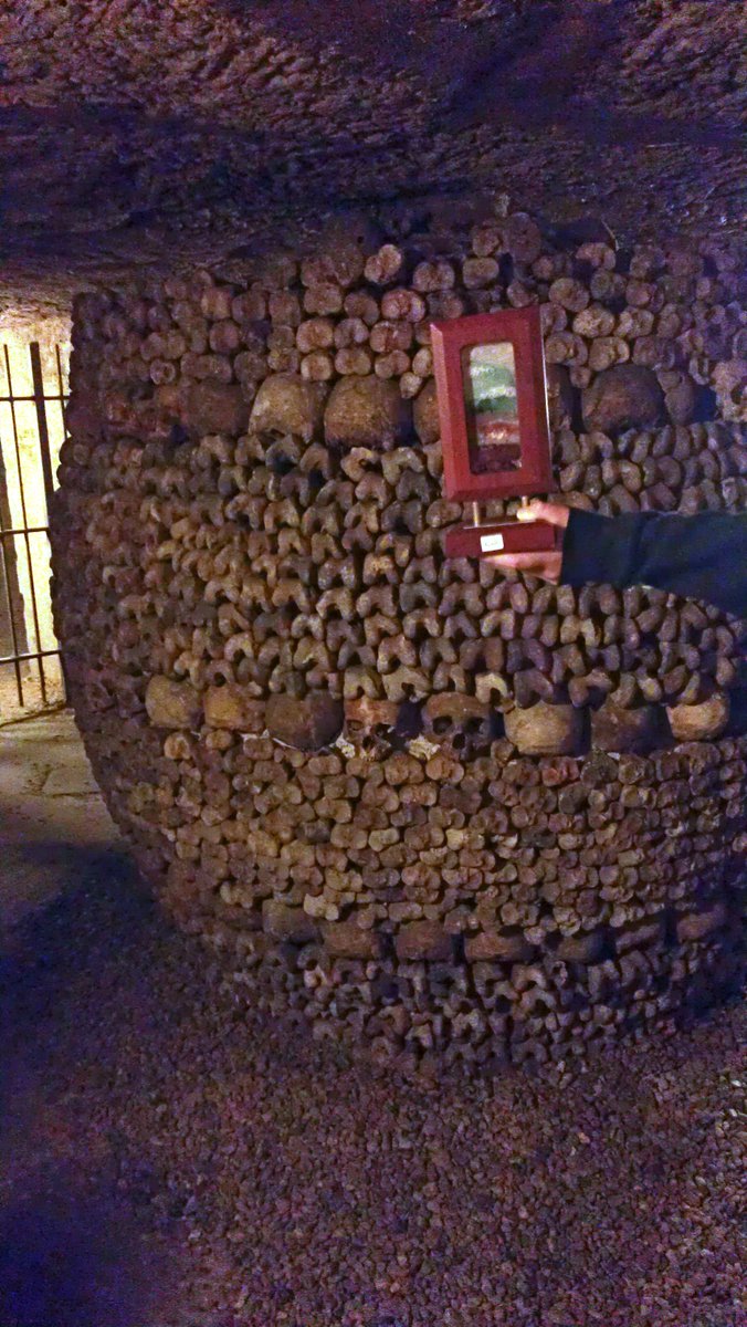 Visiting the catacombs in ol' Paree. You know something that's not dead. ROSE. @DeepWoodsWinery #pinktothebone