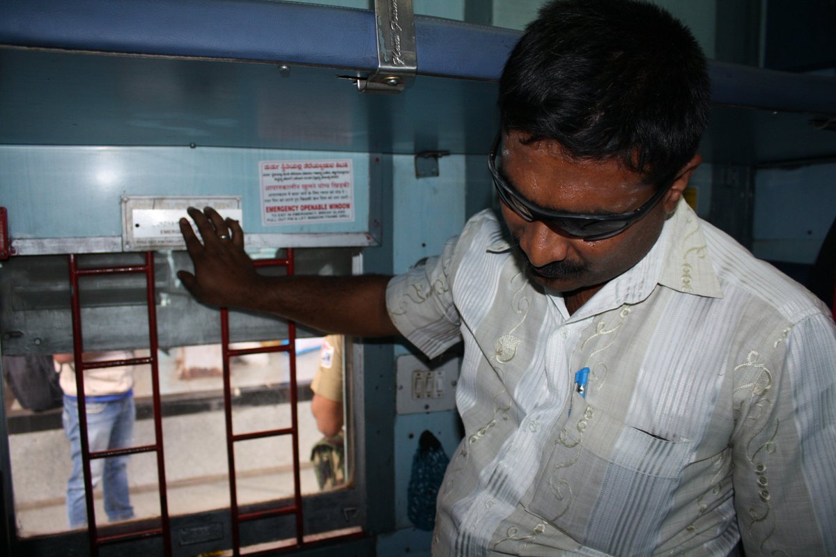 Visually Challenged/Friendly Train