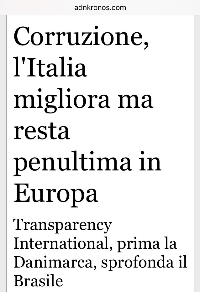 ZampieriChiara's tweet image. #Italiaripigliati peggio di così potevamo arrivare solo ultimi!un successo @matteorenzi ? #CorruptionPerceptionIndex
