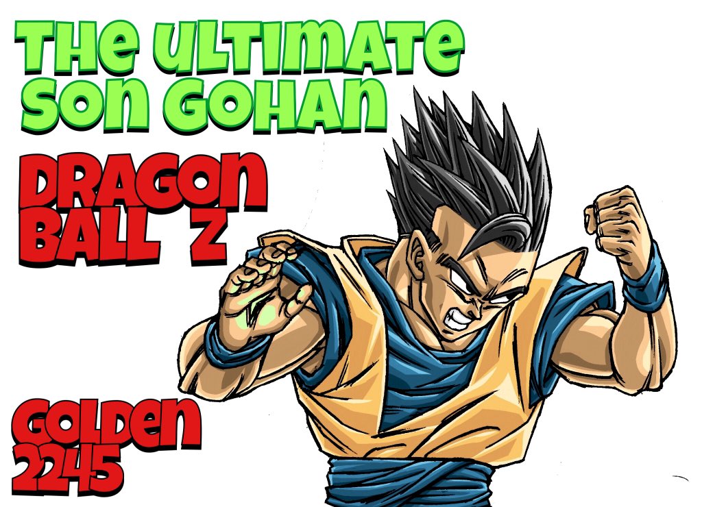 アルティメット悟飯です😎

#ドラゴンボール #孫悟飯 #イラスト