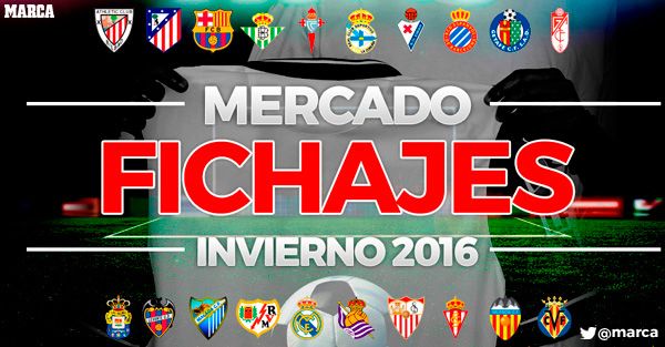 marca's tweet image. ¡Se apura el #Mercadodefichajes! Así están las altas y bajas en la #LigaBBVA trib.al/bih3Tky