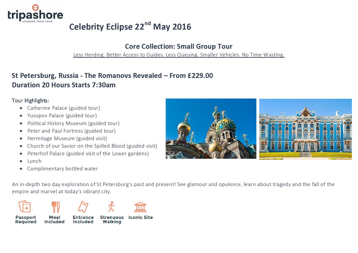 tripashore's tweet photo. #stpetersburg #upgradeyourtour #tripashore #cruisetourexperts #cruise #travel #celebrityeclipse #may2016 https://t.co/pBKLi4IXDw