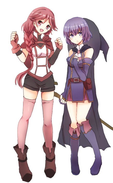 「灰と幻想のグリムガルのユメとシホル 」|混ぜじす🌷のイラスト