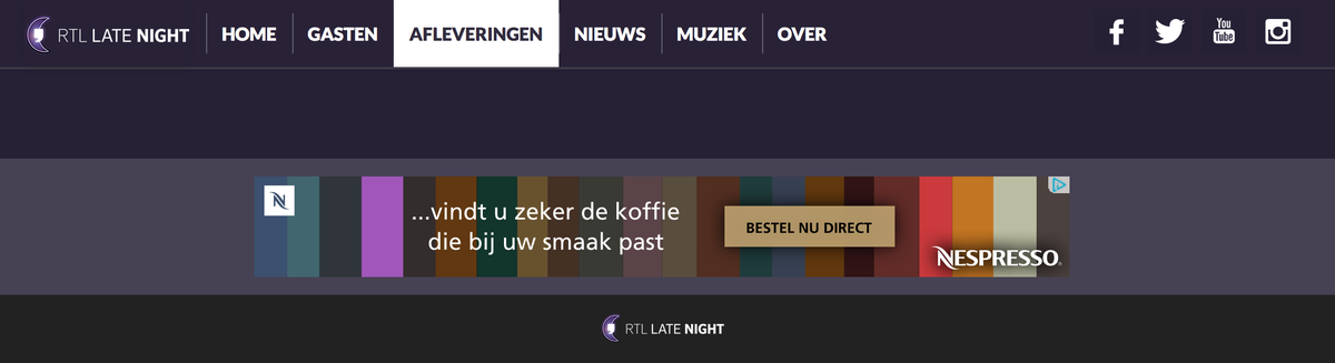 tobiasbos's tweet photo. Ze hebben zich wel erg laten inpakken bij #RTLLN door George Clooney. #koffie #nespresso #whatelse #rtlgemist https://t.co/zVqSDaFW6o