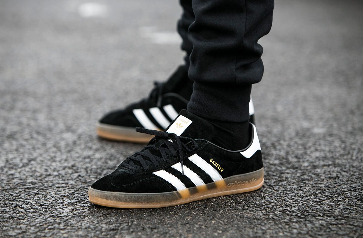 adidas gazelle indoor black