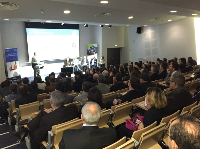 Mitel_FR's tweet photo. Table-ronde Les Frontières de la #Collaboration w/ #Mitel @SPIEComm @SennheiserFR #FFCTIC #EminLeydier #MobileFirst https://t.co/uWsF4K6mjt