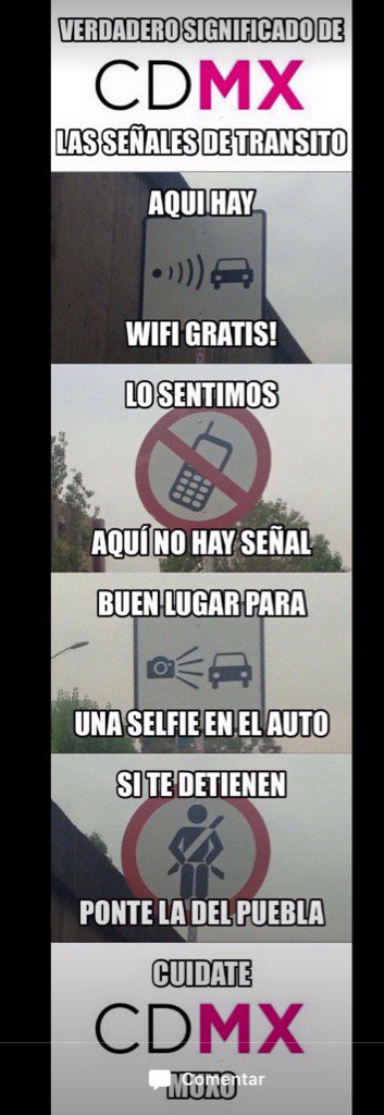Monicucha's tweet photo. Buenos días , nueva interpretación de señales del #NRTDF 😂😂😂 @LOMMX @charmijan @Chivita_Siab https://t.co/8a3NmyfPlG