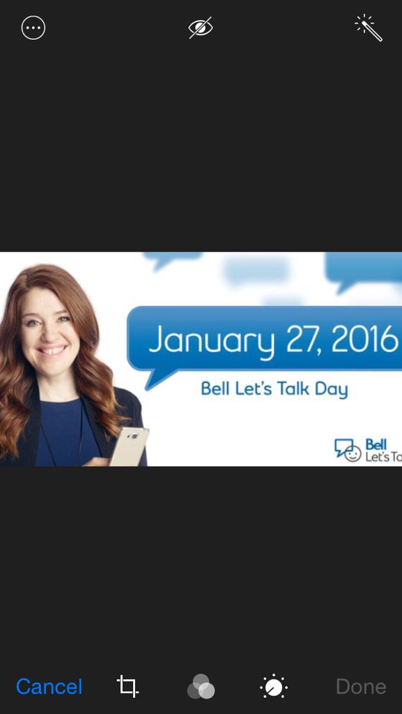 claudionail's tweet photo. Today is #BellLetsTalkDay2016 ...  ... Get the conversation started and #LetsTalk #BellLetsTalk...  like or share https://t.co/8aqTG5TqBs