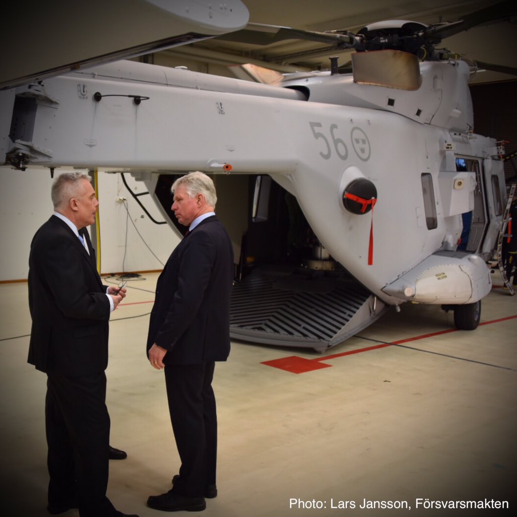 Saab's tweet image. We're proud to have contributed w/ the Tactical Mission System for Helicopter 14. 🚁 #svfm #HKP14F