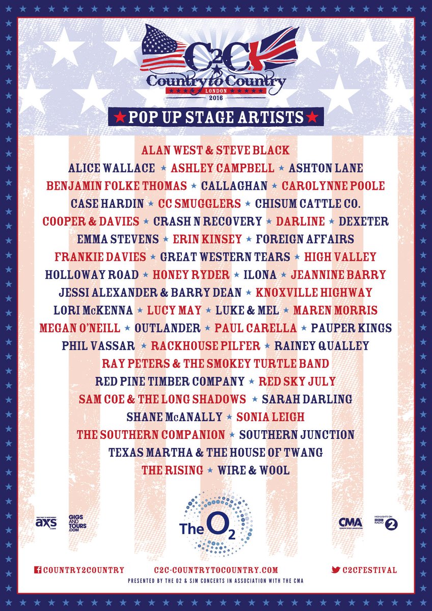 C2Cfestival's tweet photo. Pop-Up artists confirmed &amp; @theshiresuk return as C2C Ambassadors! More info at:  https://t.co/i3HgFJnuw3 https://t.co/6vDIlU132g