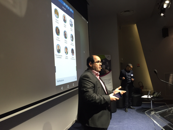 Mitel_FR's tweet image. Lab Demo: Présentation live de #MiCollab, solution de collaboration #MobileFirst par @Mqerro01 et Thierry Touratier