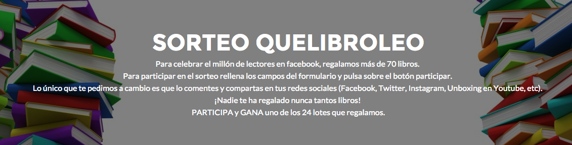 quelibroleo's tweet photo. Comenzamos #sorteoQLL #retodelibros Vamos a regalar 24 lotes de #libros ¡¡Participa!!  https://t.co/aJVItYrg5J https://t.co/wcluAJ18Kw