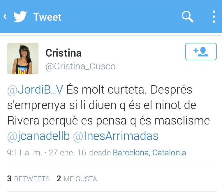 esmasclisme's tweet photo. Si teniu crítica política feu-la.  Així només us evidencieu com a perpetuadors del masclisme. https://t.co/mohTaY1aGX
