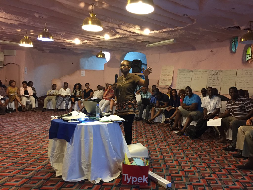 MiltonKamwendo's tweet photo. "Watch your waist size!" — Delilah Takawira #FAO SFS. https://t.co/QAg8mQSzvW