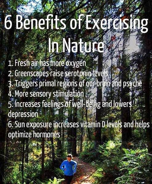 FiveFitness's tweet image. 6 Benefits Of Exercising In Nature..