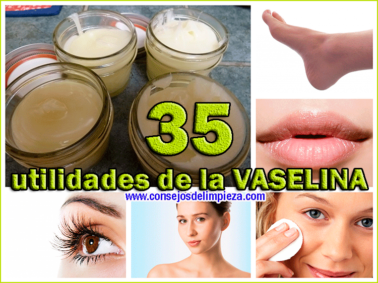 35 utilidades de la #vaselina en hogar y #belleza bit.ly/1OJ36Bo
