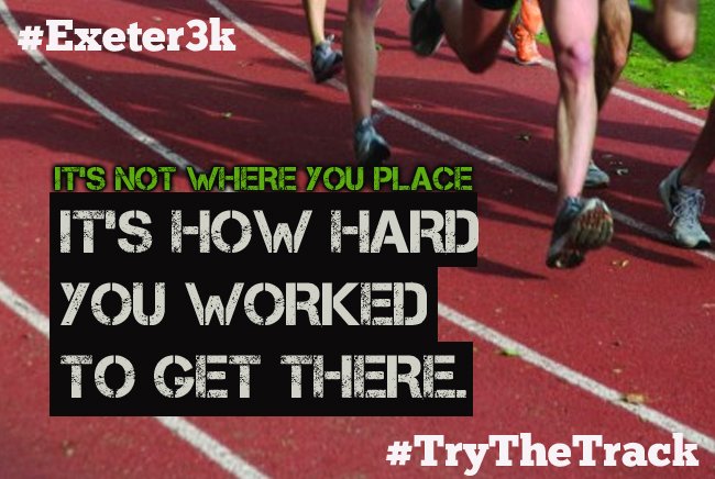 cityruns's tweet photo. Come on down to the track...work hard & have FUN
#Exeter3k & Under11 Mile
https://t.co/dsRCPLYLT1 #TryTheTrack https://t.co/UhegYgDMXf