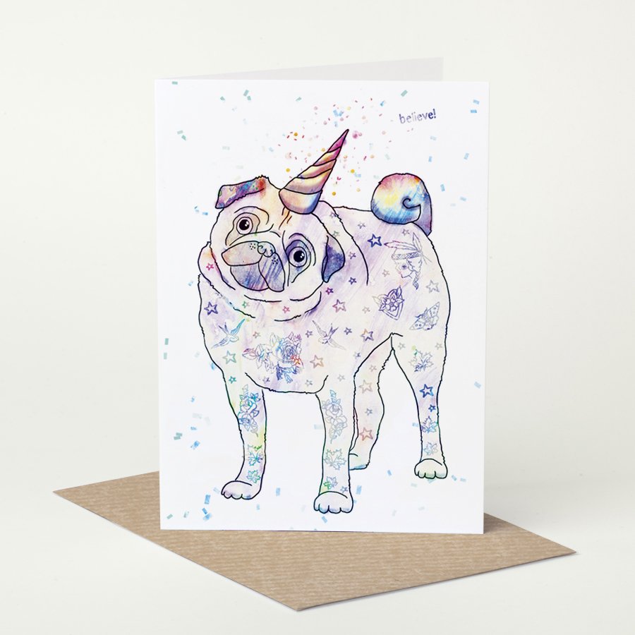 PugYeah's tweet image. #Pug #Unicorn...sprinkle a little magic into someone's day! 
⇢ bit.ly/1UpLxrV @notonthehighst ⭐︎