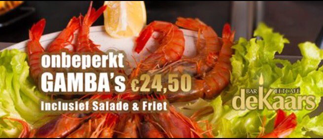 Deze week nog!
#gamba #Hilversum #diner