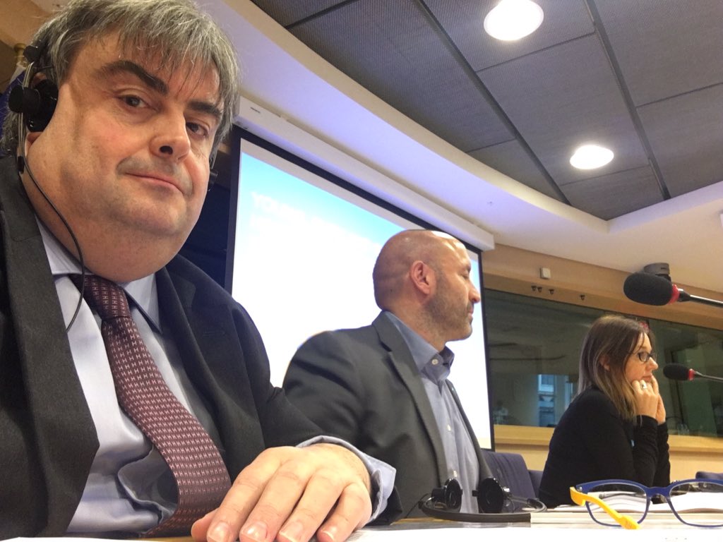 À Bruxelles, au Parlement, pour défendre les salles de cinéma en Europe