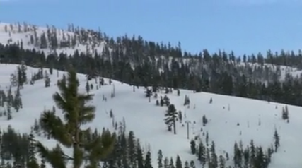 KTVU's tweet photo. California Water Resource Board says Sierra snowpack is above average for this time of year https://t.co/G9GBj1rLjE