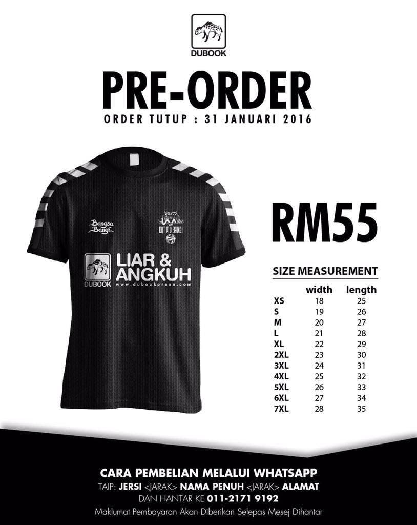 DuBookPress's tweet photo. Kau dah order ke belum jersi rasmi DuBook ni? https://t.co/E3iCQu7s1Q