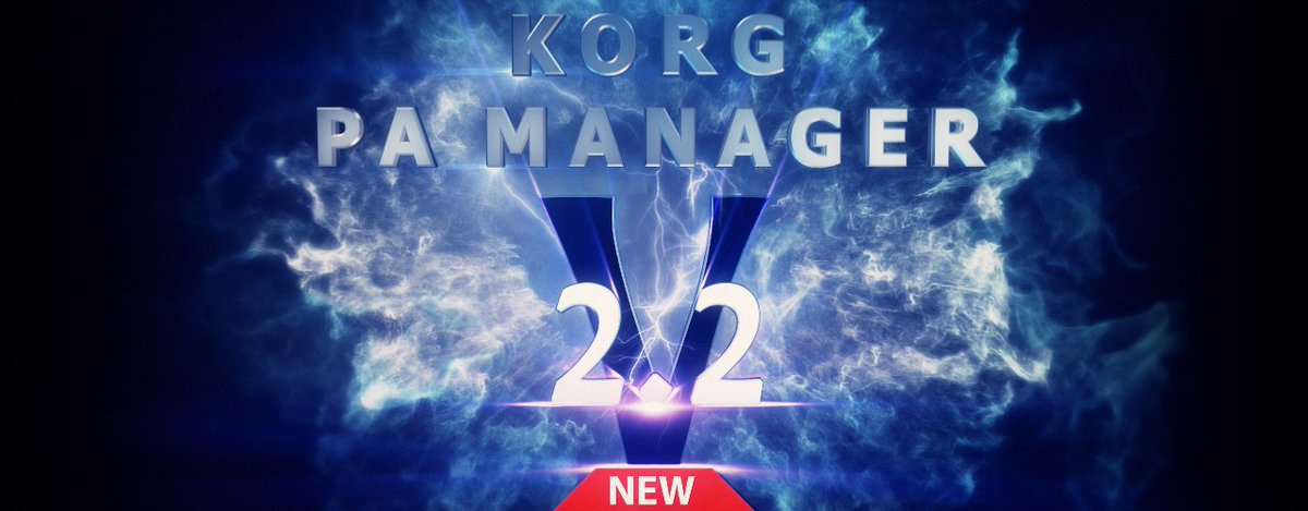 KORGPAManager's tweet photo. v2.2 RELEASED #korg #korguk #korg_inc #korgusa #korgcanada #korgfr #korgitalia #korgturkiye #pa4x #pa3x #NAMM2016 https://t.co/gMVlpTqBuS