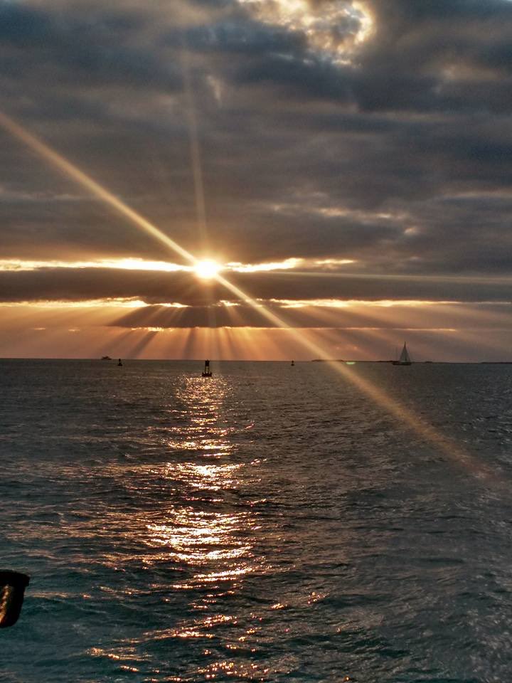SunsetPierKW's tweet photo. Sunset as viewed from our little corner of Paradise Monday night. Photo: Paige Rose https://t.co/TO60nRNjmh