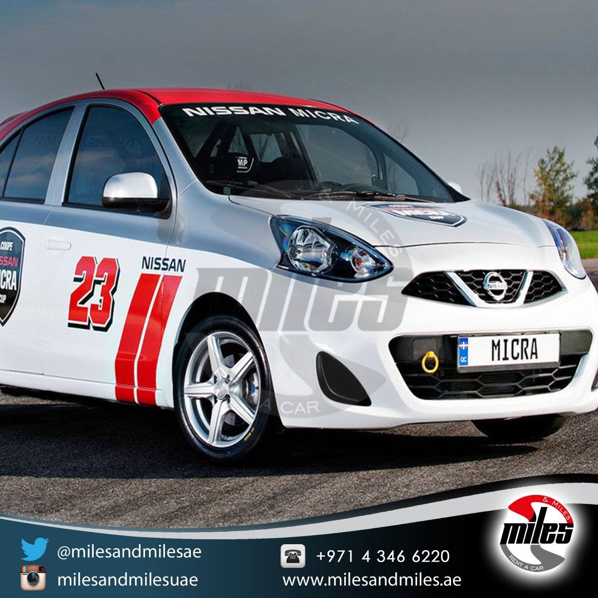 milesandmilesae's tweet photo. #Nissan #Micra #CupEdition 2016 is preparing for #racing season with #sports touches and #engine 109 hp https://t.co/KyHLhPfaJQ