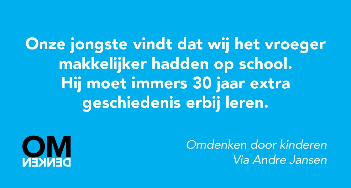 Omdenken's tweet photo. Omdenken door kinderen. https://t.co/jxXvRKNWsG