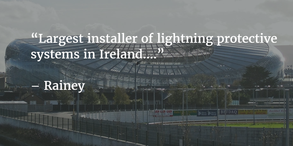 rainey_ie's tweet photo. Installer #lightning_protective_systems in Ireland and have longest history of installation…https://t.co/uXfMkXI77p https://t.co/GbsSwhuf94