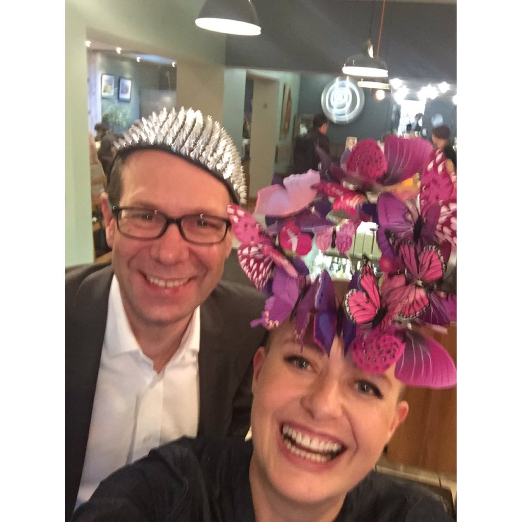 fizzysnood's tweet photo. With this smashing chap @SkyNewsThomas talking all things #radiotherapy Thank you @mokshacaffe for having us https://t.co/ETavWuA3HX