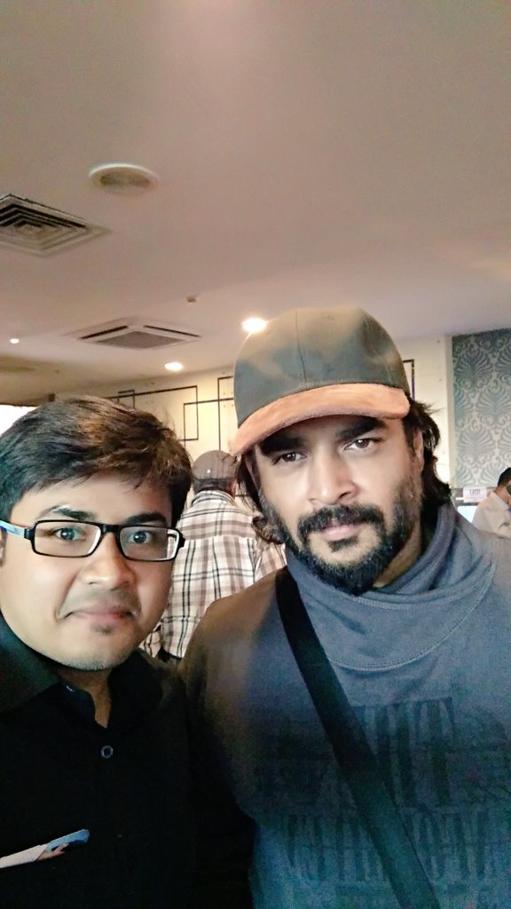 utkarsh_12's tweet photo. @ActorMadhavan @RajkumarHirani  all the best for your movie #SaalaKhadoos and also thanks for this... 😊😊☺ https://t.co/pKNY7GYdFX