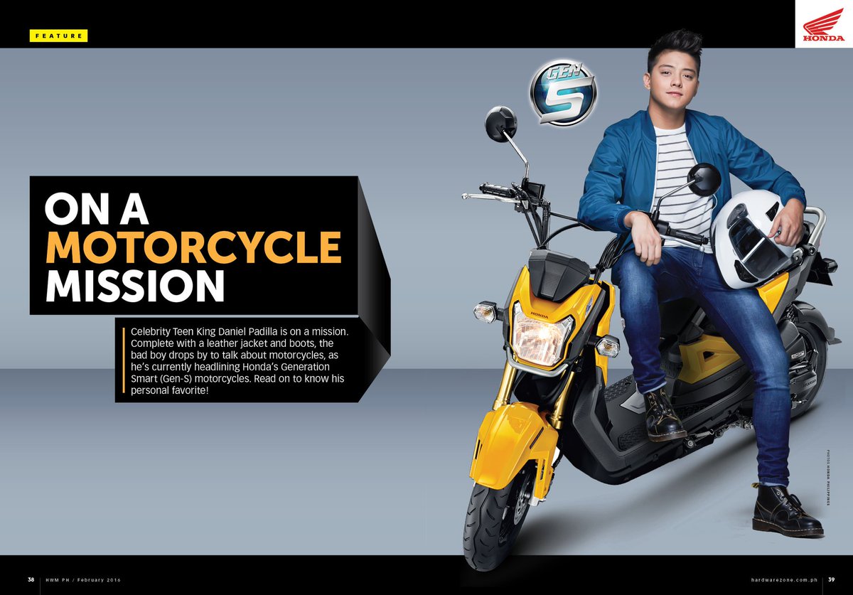 EderChristelle's tweet photo. "@HardwareZonePH: @imdanielpadiIla on a motorcycle mission #DanielPadillaForHWM π #PSYSign https://t.co/ishCntLWPO"