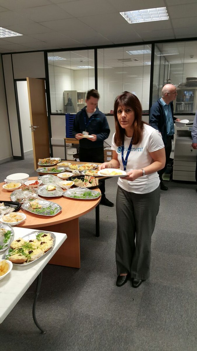 WeAreOneElement's tweet photo. #ElementMaureen and #ElementTom tucking into the buffet at #ElementHull. https://t.co/6T0FCGkNDe