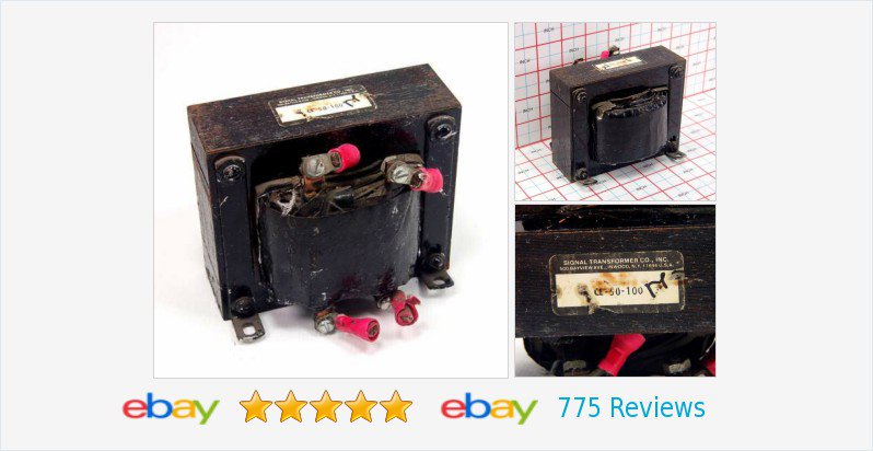 ElecSurplus's tweet image. SIGNAL CL-50-100 TRANSFORMER #Transformer #CircuitBreaker #SIGNALTransformer ebay.com/itm/SIGNAL-CL-…