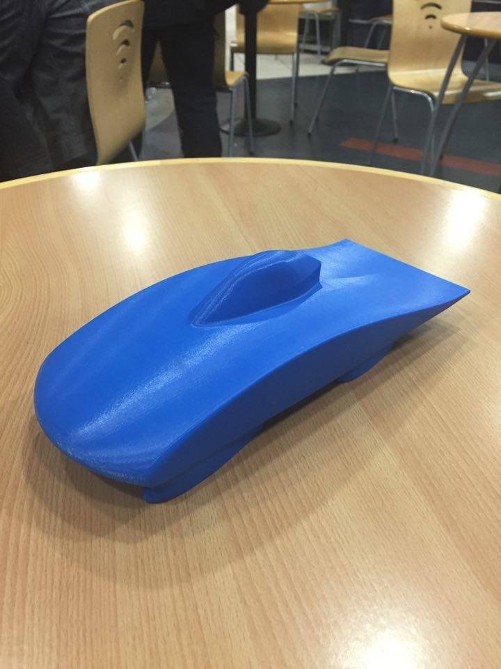 A rapid prototype of our final model #solarcar #engineeringfun