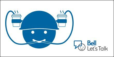 Rise and shine! How about a few #BellLetsTalk tweets with your coffee? #EndTheStigma bell.ca/letstalk