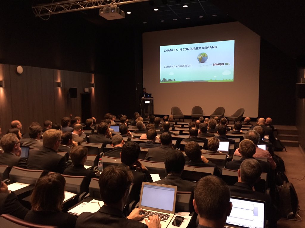 ConnecteDriver's tweet image. Zoe Laycock, @navmii speaking at #connectedriver about the auto needs of #millenials