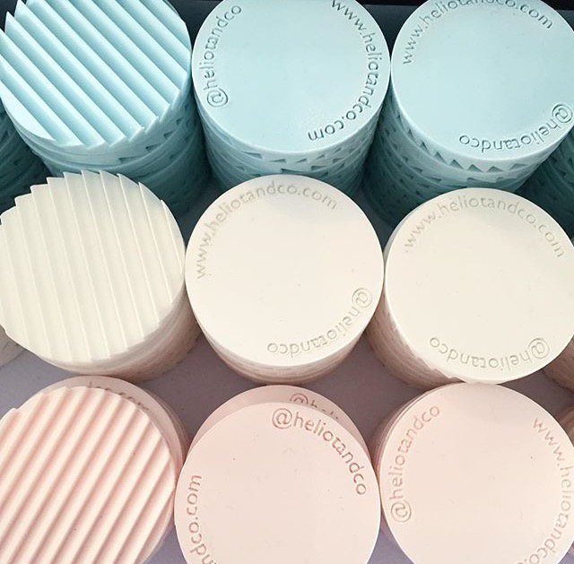 surfacethinking's tweet photo. Badges made by @heliotandco from their plastic Louvre tiles! To be given away at their stand IC/3 at #SDS16 https://t.co/X4OEzxD5xz