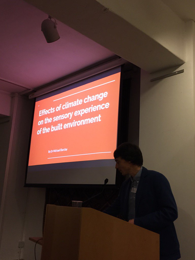 danielequercia's tweet image. Effects of climate change on the sensory experience #FeelGoodSpaces