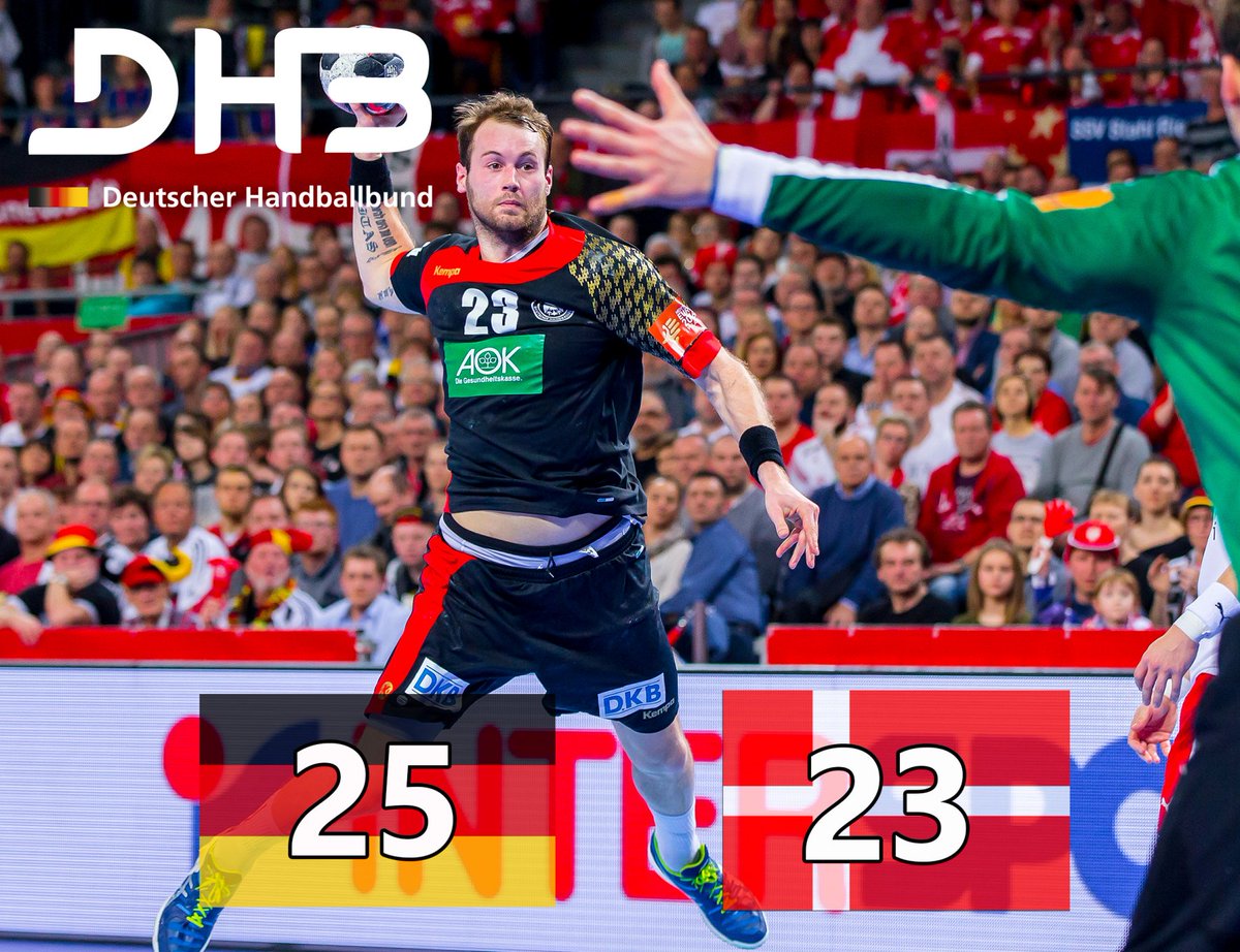 DHB_Teams's tweet photo. Das gibt es nicht, das gibt es nicht - HALBFINALE!!! #GERDEN #ehfeuro2016 #wirfuerD @sportschau @sportDland https://t.co/PmgJssOq62