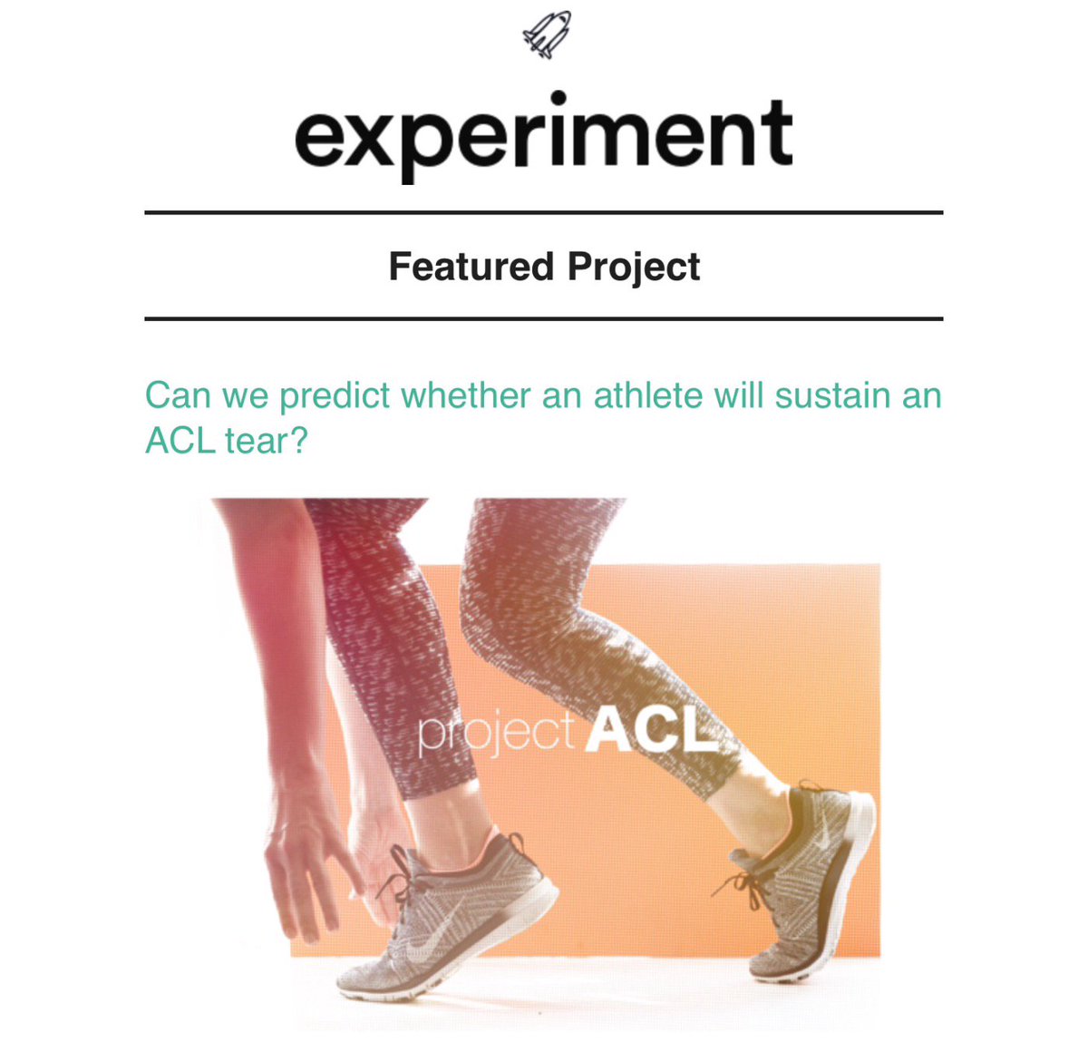 lizletchford's tweet image. We made @lets_experiment&apos;s featured project! #ProjectACL thanks guys! bit.ly/20t6Gox #science