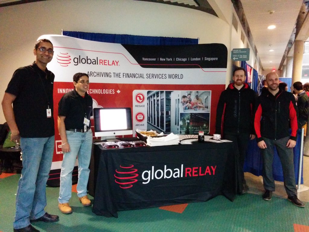 Global Relay Careers on Twitter "We're setup at the OpFairSFU in the