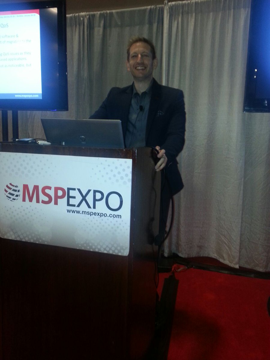 AireSpring's tweet photo. AireSpring's own Daniel Lonstein presenting How #ManagedConnectivity Can Improve Your #CloudExperience at #ITEXPO! https://t.co/1vGMvEAGu6